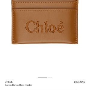 24 hours super sale Brand new/ unused CHLOE CARD case, GIFTABLE 10/10